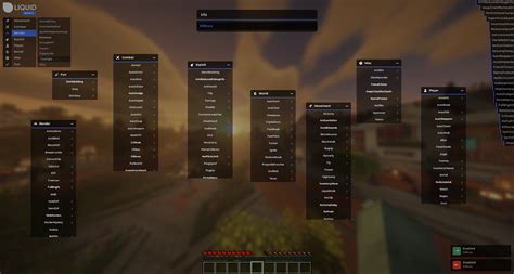 LiquidBounce • A Free Hacked Client For Minecraft Based on Fabric.